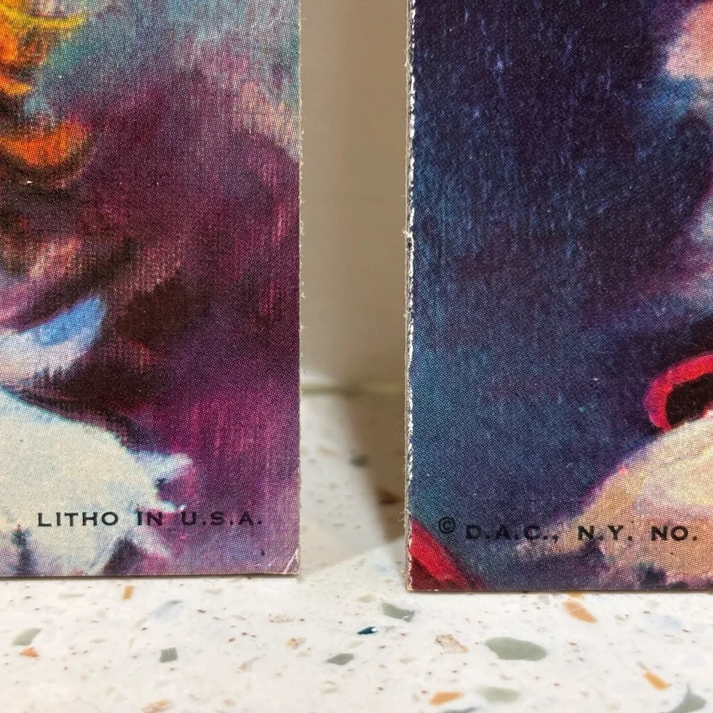 Vintage 1960s DAC NY Kitten‎ Lithographs – Set of 2 Mid Century Cat Prints